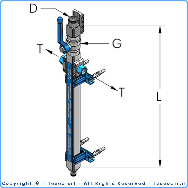 Pion zasilający wraz z akcesoriami kompletny