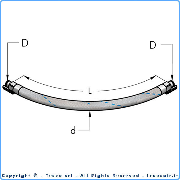 Przyłącze elastyczne do łączenia elementów instalacji 15BAR