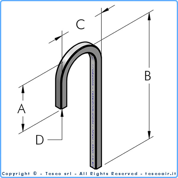 Rura gięta pod kątem 180