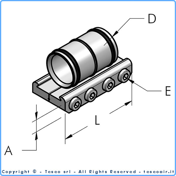 Złączka prosta kompletna