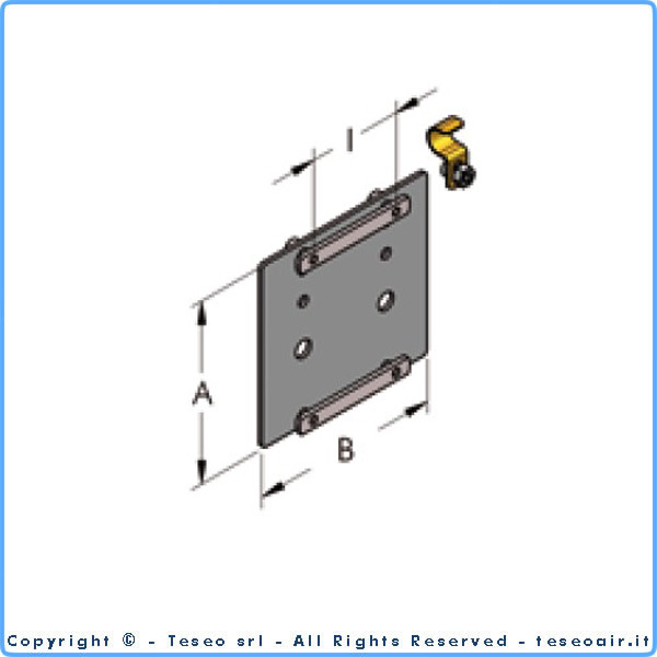 Zestaw płytek łącznika podwójnego
