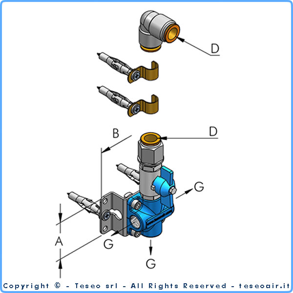 Blok 3 - wylotowy kompletny do kolumny D14