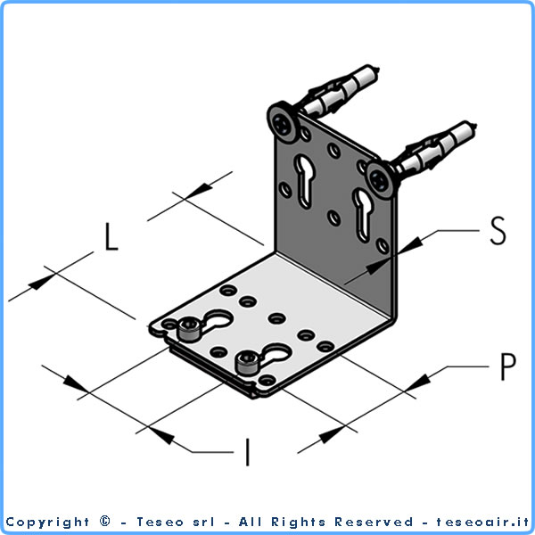 Profil montażowy L kompletny