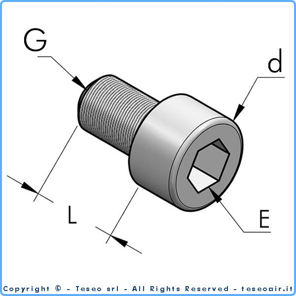 Śruba imbusowa ze stali galwanizowanej
