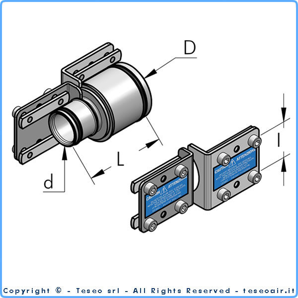 Złączka redukcyjna prosta kompletna
