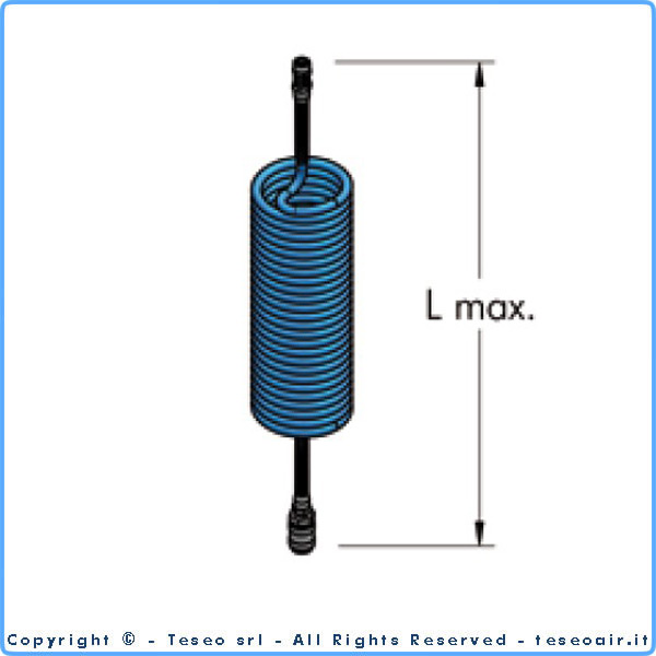 Przewód pnematyczny nylonowy z szybkozłączką